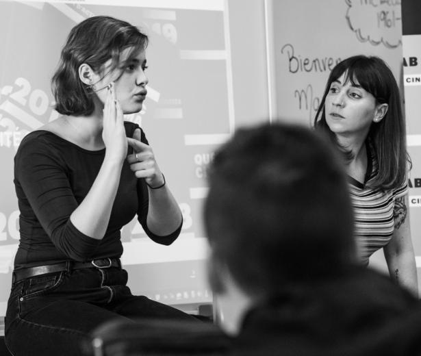 Marianne Fortier et Rose-Marie Perreault rendent visite à l’école Édouard-Montpetit