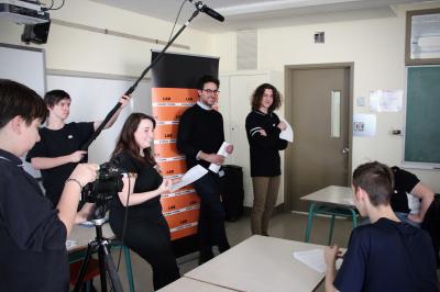 François Jaros rencontre les élèves de l'École Honoré-Mercier_0