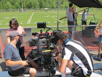 Sur le plateau du film Les nôtres_10