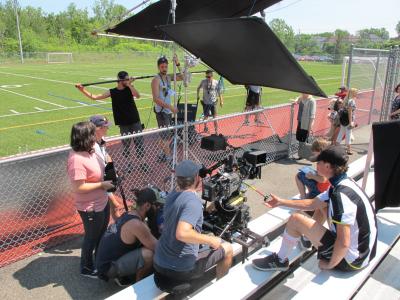 Sur le plateau du film Les nôtres_11