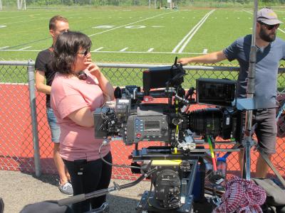 Sur le plateau du film Les nôtres_5